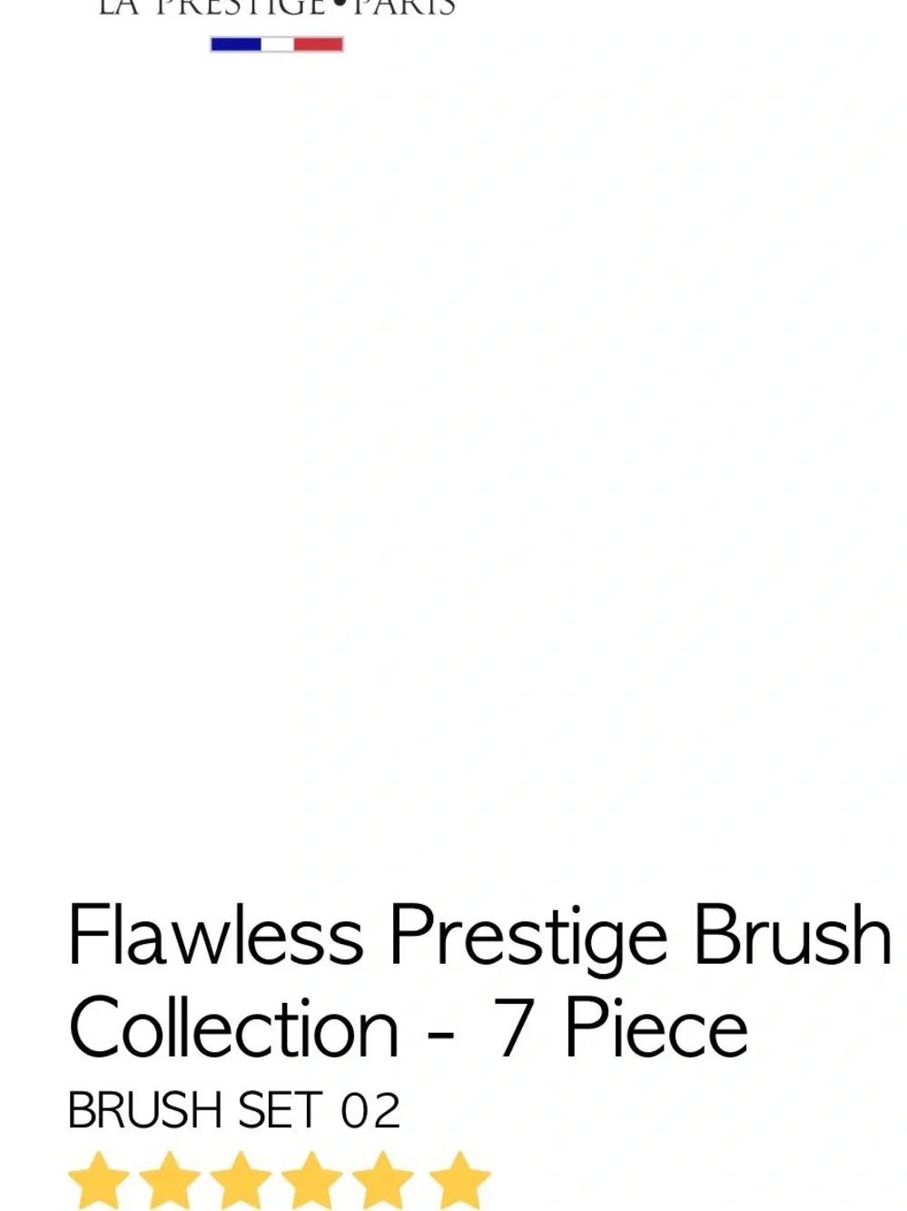 BNIB Flawless Prestige Brush Collection by LA PRÉDICE PRESTIGE •  Brushes